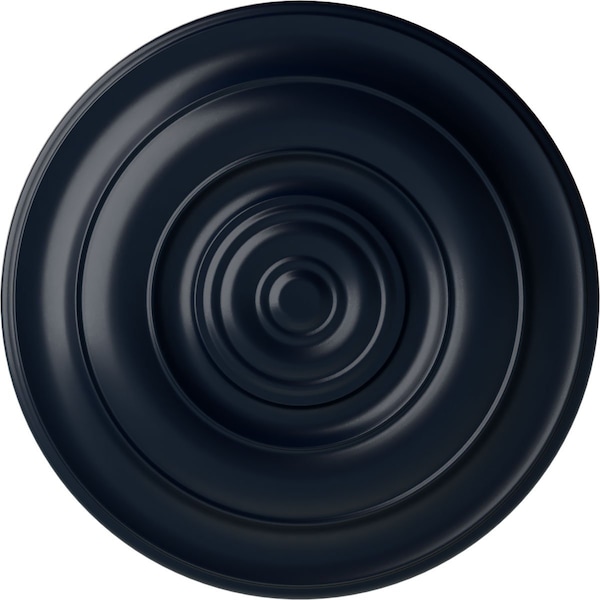 Ekena Millwork Niobe Ceiling Medallion (Fits Canopies up to 8 5/8"), Hand-Painted Midnight Dream, 18"OD x 1 1/2"P CM18NIMDF - main